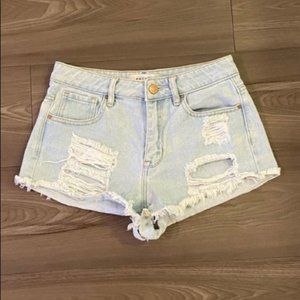 High Rise Festival Short jean shorts sz 24